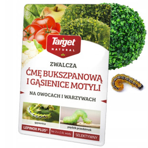 Target lepinox ćma bukszpanowa zwalcza gąsienice ćmy środek na ćmę oprysk 3x5g