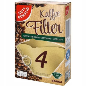 Filtry do kawy, ekspresu kaffe filter 4 gg 120 szt
