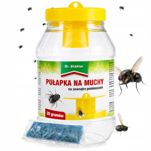 Pułapka na muchy muszki na zewnątrz pomieszczeń z wabikiem skuteczna duża