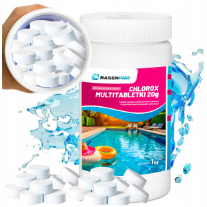 Basenpro - chlorox multitabletki do basenu 50x20g 1kg