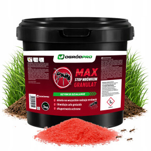 Trutka na mrówki ultra mocna likwiduje całe kolonie gniazda ogródpro max 3kg