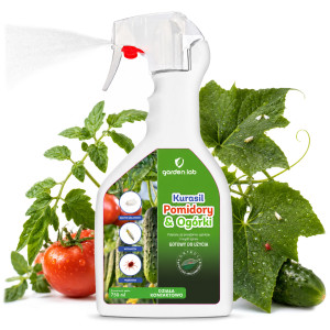 Oprysk na przędziorka wciornastka mączlika garden lab kurasil mączniak pomidory ogórki 750ml