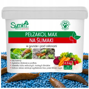 Sumin pełzakol na ślimaki max 4,5kg fosforan żelaza ekologiczny zwalcza ślimaków