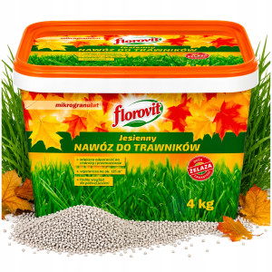 Florovit jesienny nawóz do trawy trawnika na chroroby przemarzanie 4 kg +fe