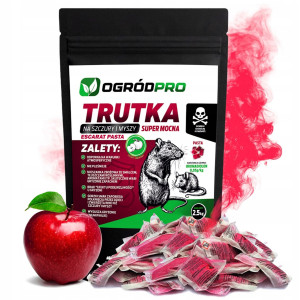 Mocna trutka pasta na myszy szczury trucizna z aromatem wabiącym wabi ogródpro escarat pasta 2,5kg