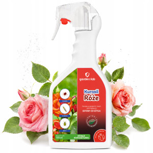 Oprysk na róże zwalcza przędziorka wciornastka mszyce garden lab kurasil róże 750ml