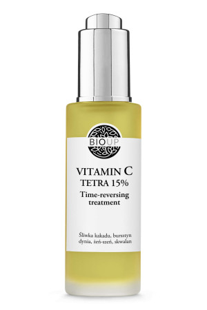 Vitamin C Tetra 15% Time-reversing treatment – luksusowe serum z bursztynem i żeń-szeniem