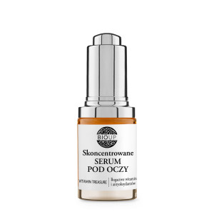 Skoncentrowane serum pod oczy VITAMIN TREASURE z retinolem i Q10 - o działaniu przeciwzmarszczkowym