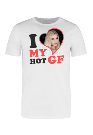 Koszulka z twoim zdjęciem - I love my girlfriend XL