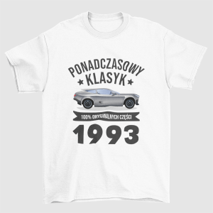 Koszulka na urodziny z własną datą - ponadczasowy klasyk 5 XXL Czarny