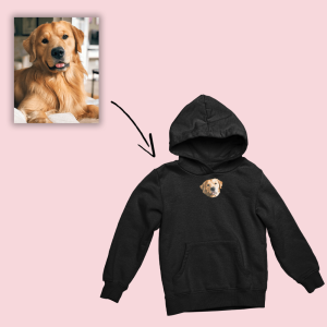 Bluza z wyhaftowanym zdjęciem twojego psa XXL Szary