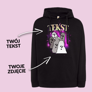 Bluza personalizowana vintage custom z Twoim zdjęciem merch XL Miętowy