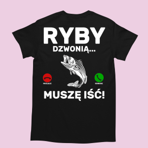 Koszulka na prezent dla wędkarza XXL
