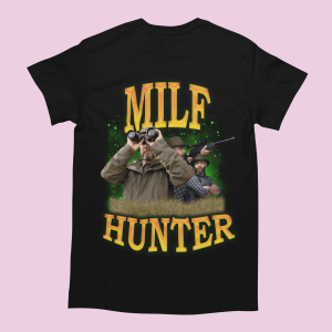 Koszulka bootleg - Milf Hunter XXL Czarny