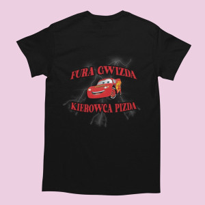 Bekowa koszulka - Fura gwizda zygzak - XL - Czarny