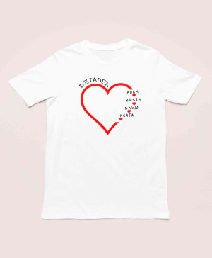 Dzien Dziadka - Koszulka personalizowana z imionami wnuków XXL