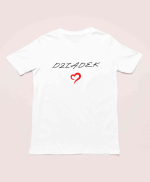 Koszulka na dzień Dziadka - Dziadek serce - 3XL