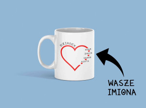 Prezent dla Dziadka - kubek z imionami wnuków