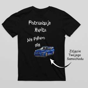 Prezent dla fana motoryzacji personalizowana koszulka XL
