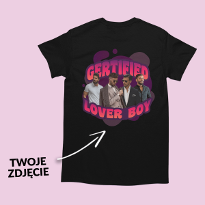 Koszulka vintage bootleg - Certified loverboy XXL Czarny