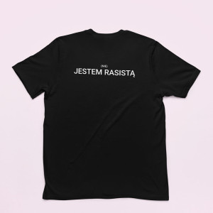 Koszulka na prezent - NIE jestem rasistą XXL Czarny