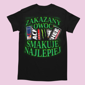 Koszulka bekowa - Zakazany owoc energole XXL Czarny