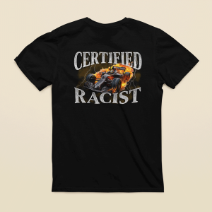 Koszulka vintage - Certified racist bootleg XXL Czarny