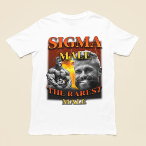 Bekowa koszulka na prezent - Sigma bootleg XXL Biały
