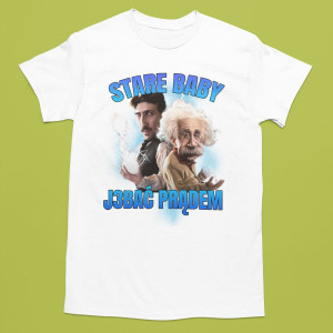 Bekowa koszulka - Stare baby tesla einstein XXL Biały
