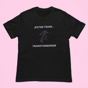 Bekowa koszulka - Jestem trans optimus XXL Czarny