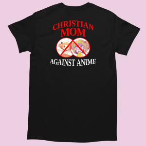 Koszulka śmieszne - against Anime manga uwu XXL Czarny