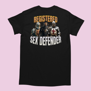 Bekowa Koszulka - registered sex defender XXL Czarny