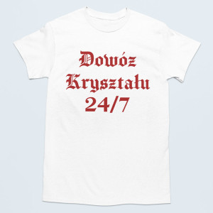 Bekowa Koszulka - Dowóz kryształu 24 do pracy XXL Biały