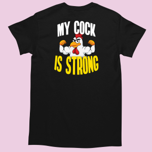 Koszulka bekowa - My cock is strong XXL Czarny