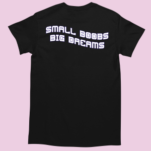 Koszulka bekowa small boobs big dreams L Czarny