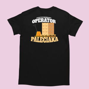Bekowa koszulka - Operator paleciaka XXL Czarny