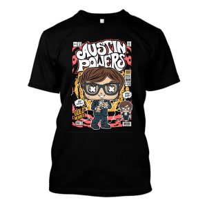 Śmieszna koszulka - Austin Powers XXL Czarny