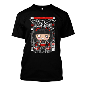 Śmieszna koszulka - Baby metal XXL Czarny