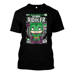 Koszulka smieszna bootleg- Riddler XXL Czarny