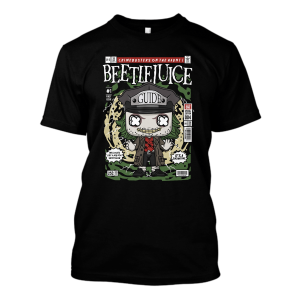 Koszulka śmieszna bootleg - BeetleJuice XXL Czarny