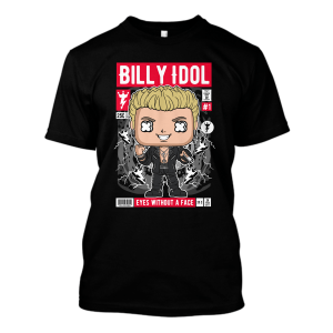 Koszulka śmieszna - Billy Idol XXL Czarny