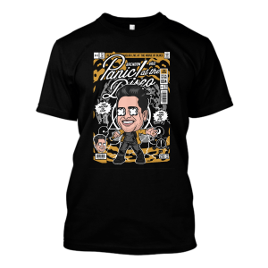 Koszulka bootleg - Brendon Urie Panic XXL Czarny