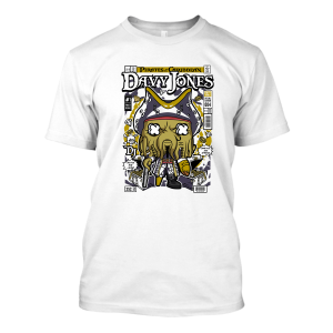 Koszulka cthulhu davy jones XXL Biały