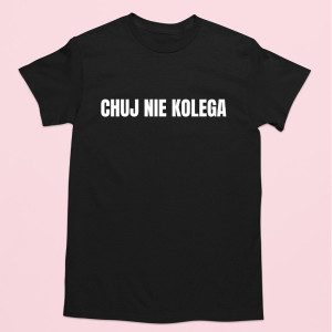 Koszulka śmieszna na prezent - chvj nie kolega XXL Czarny