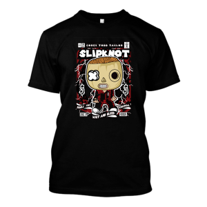 Koszulka śmieszna popart - Slipknot merch XXL Czarny