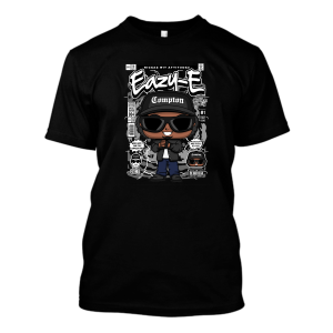 Koszulka bootleg pop art - eazy e XXL Czarny