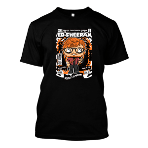 Koszulka bootleg pop art - ed sheeran XXL Czarny
