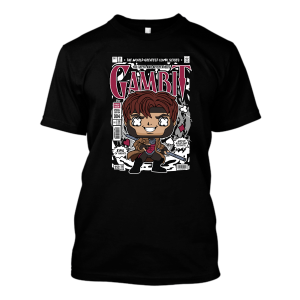 Koszulka bootleg pop art - gambit XXL Czarny