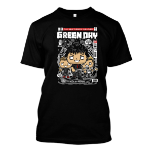 Koszulka bootleg pop art - Green daymerch XXL Czarny