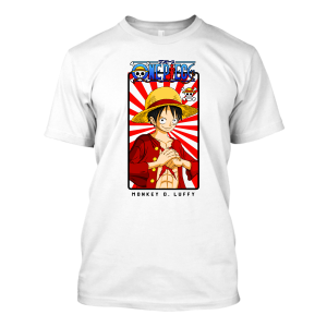 Koszulka Anime - One Piece Luffy 4 XXL Biały